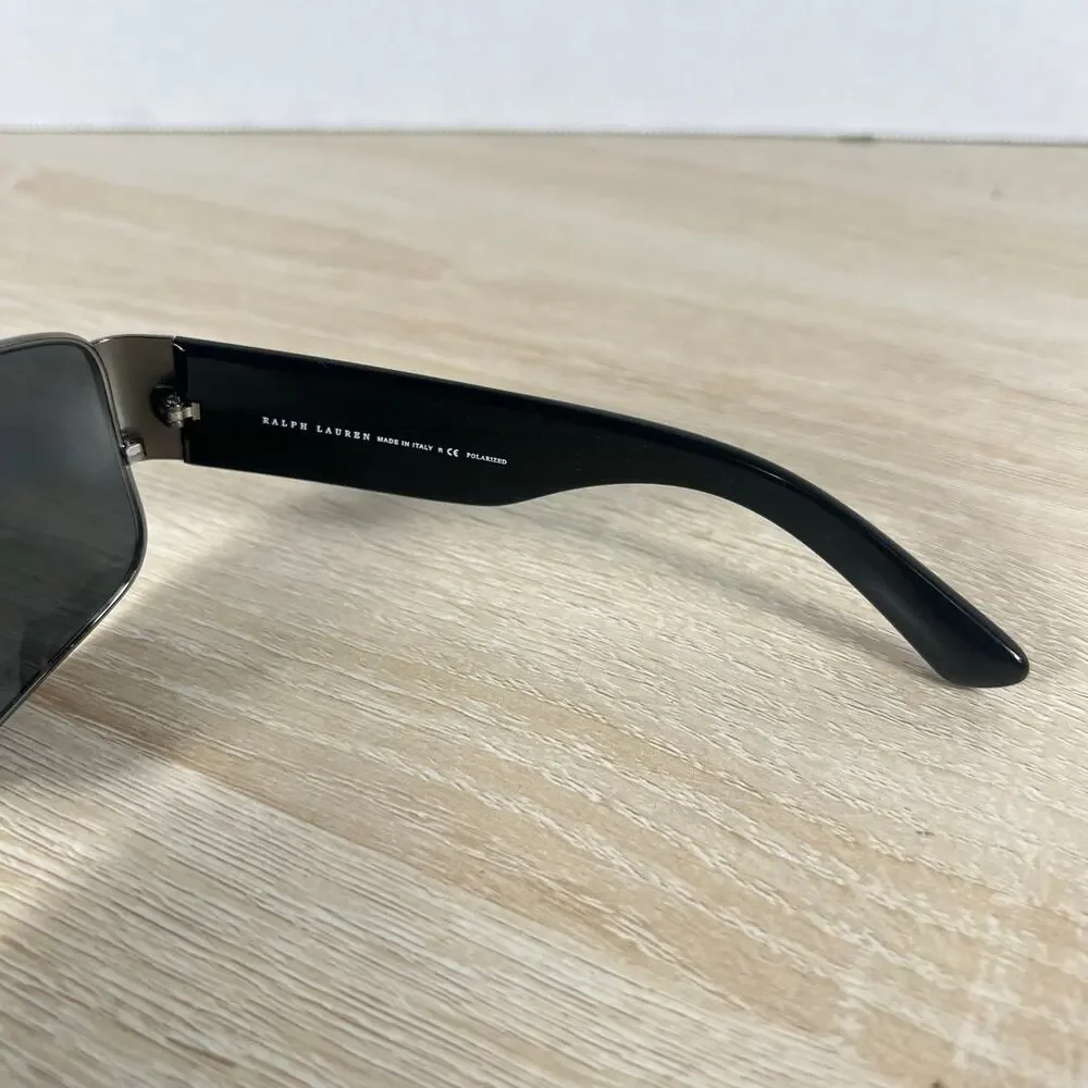 Ralph Lauren PH3072 900281 Sunglasses Polarized Gunmetal Black 66-14-130 Italy